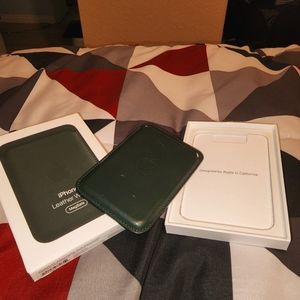 Iphone Black Leather MagSafe Wallet